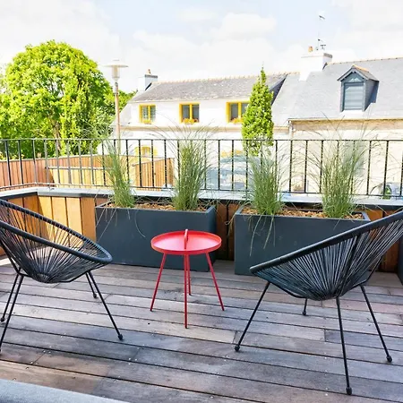 Residence Du Phare - 4 Appartements - 2 Chambres - Vue Mer Ou Terrasse Combrit Exterior foto